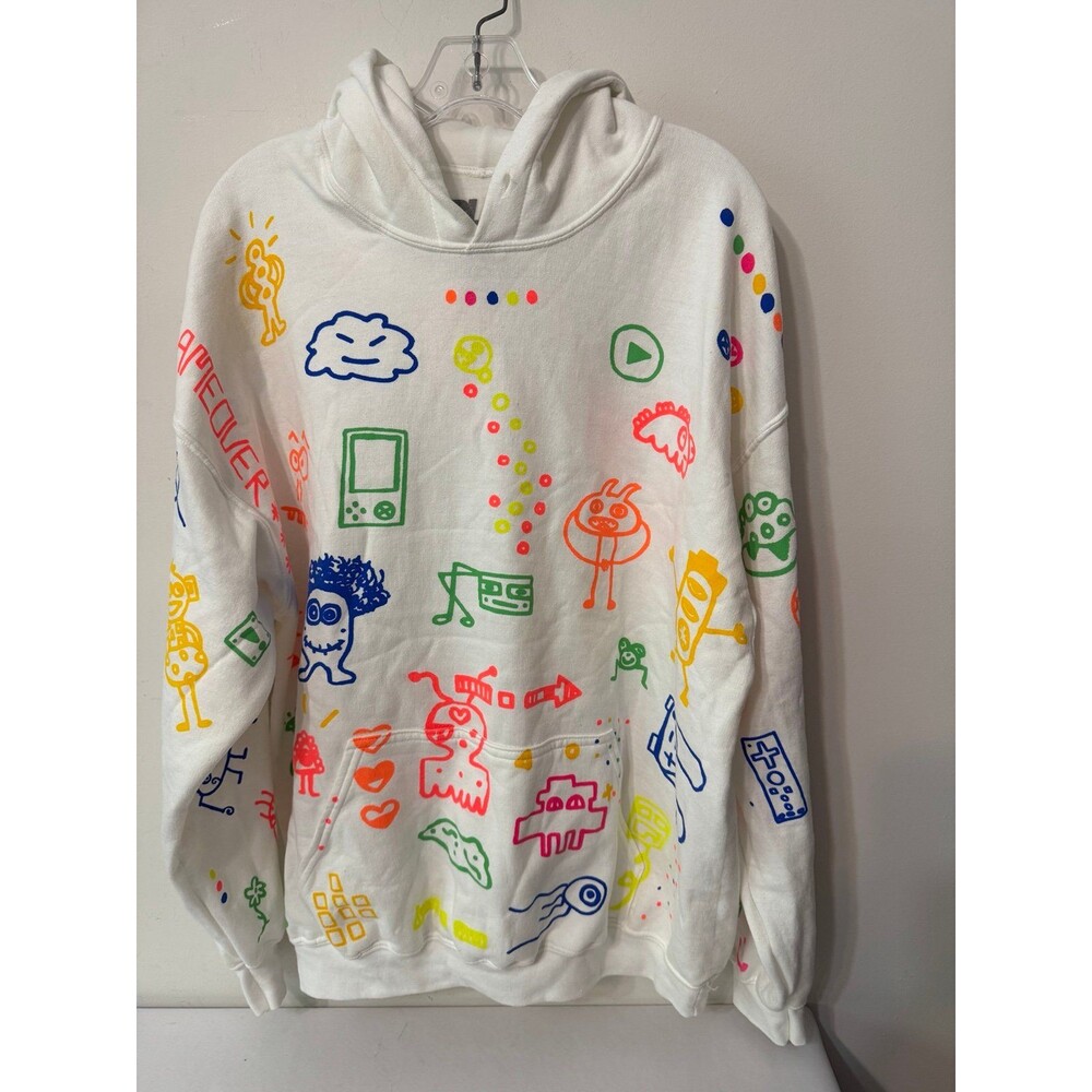 Blaze FaZe Clan 2018 Game Over  Hoodie streetwear retro gaming Rare  xl